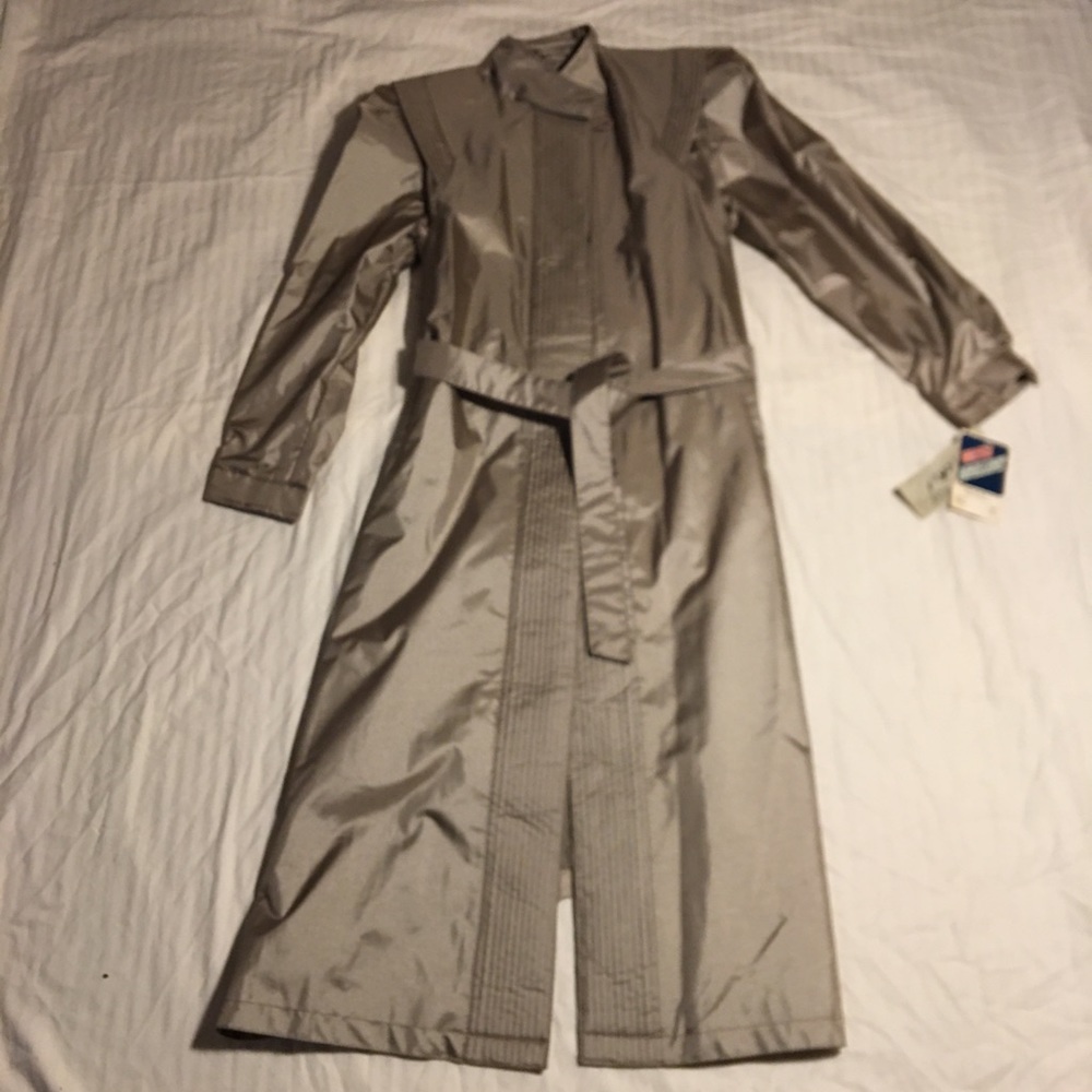 Champagne Trench/Rain Coat